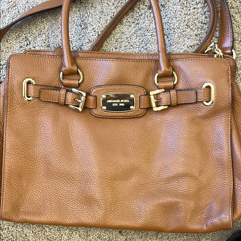 Michael Kors Tan Leather Tote Bag
